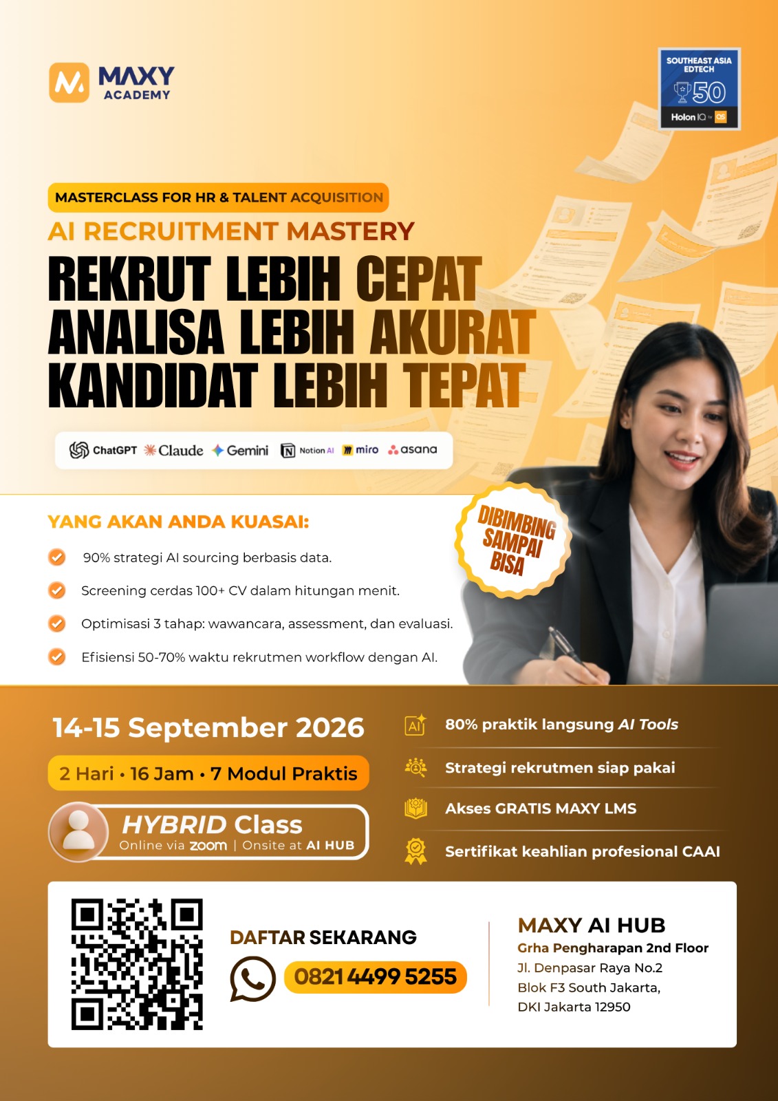 REKRUT LEBIH CEPAT, ANALISA LEBIH AKURAT, KANDIDAT LEBIH TEPAT!